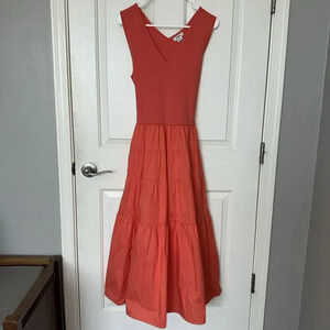 Jason Wu Coral Midi Dress